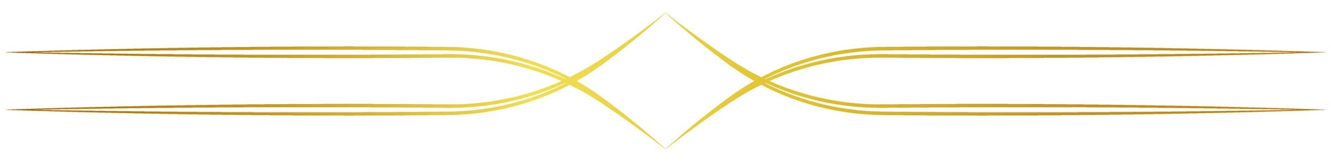 vintage dividing line golden classic simple vector