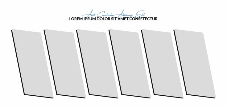 Pictures or photos frame collage photo frames and digital photo wall template vector