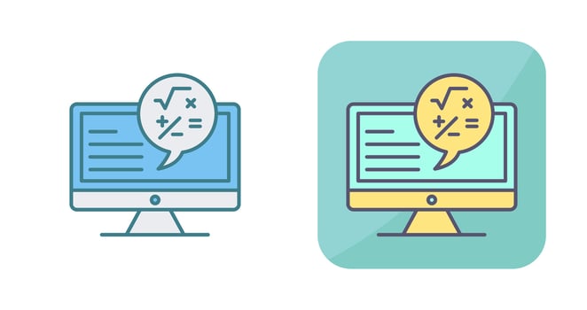Maths Vector Icon