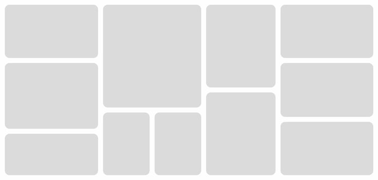 Pictures or photos frame collage vector