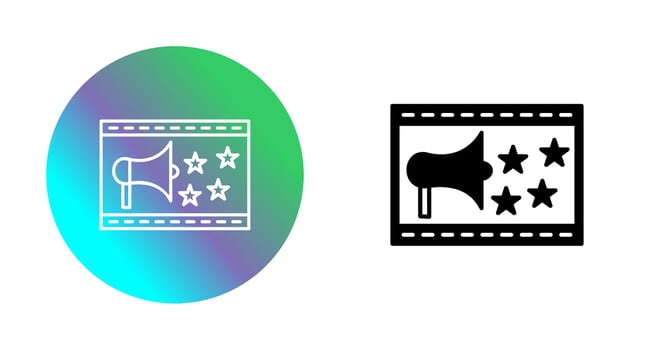 Unique Website Promotion Vector Icon