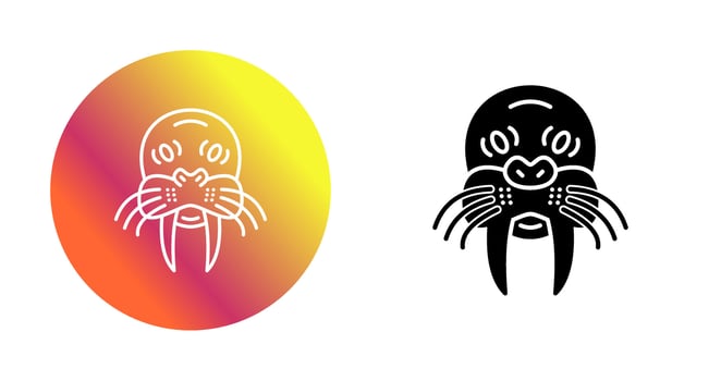 Walrus Vector Icon