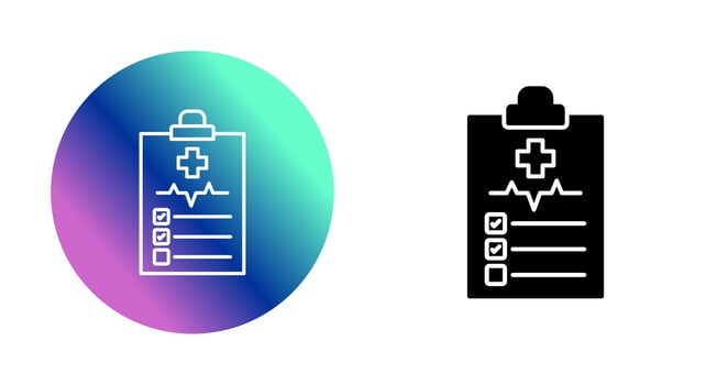 Medical History Vector Icon