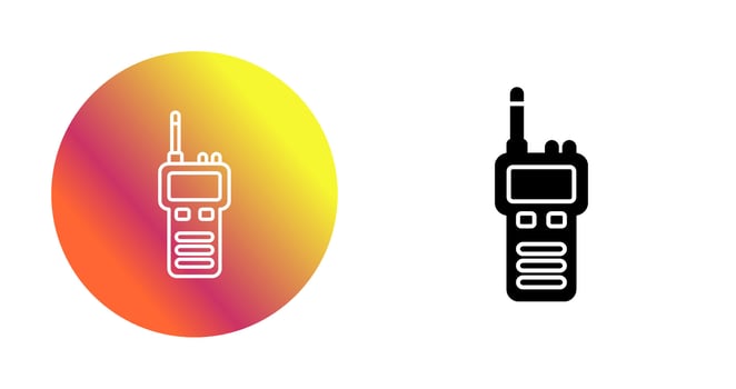 Walki Talkie Vector Icon