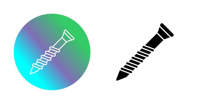 Screw Vector Icon
