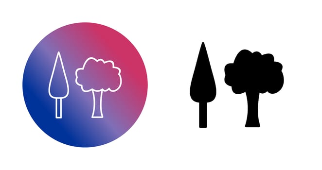 Trees Vector Icon