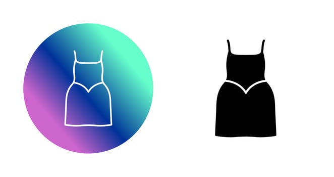 Party Dress Vector Icon