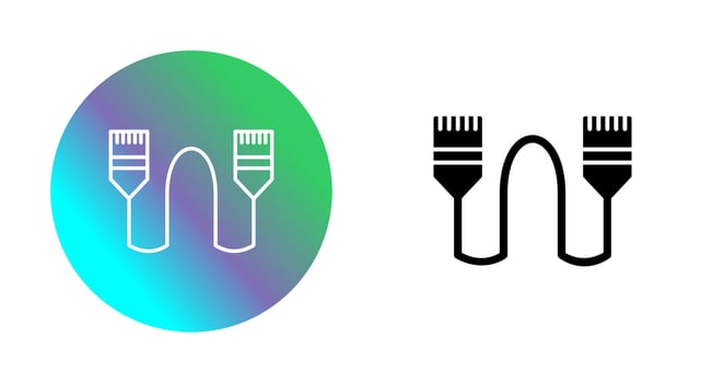 Internet Cable Vector Icon