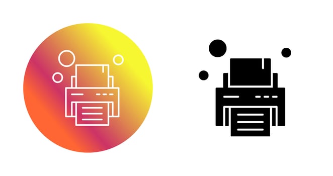 Printer Vector Icon
