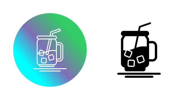 Iced Tea Vector Icon