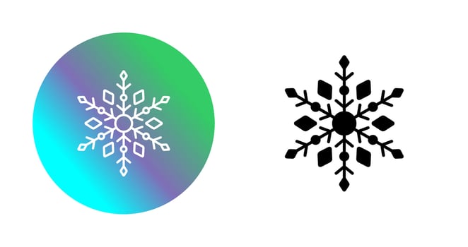 Snow Flake Vector Icon
