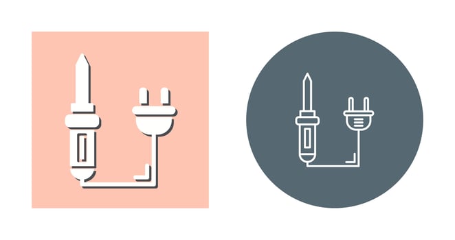 Soldering Iron Vector Icon