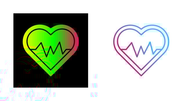 Heart Beat Vector Icon