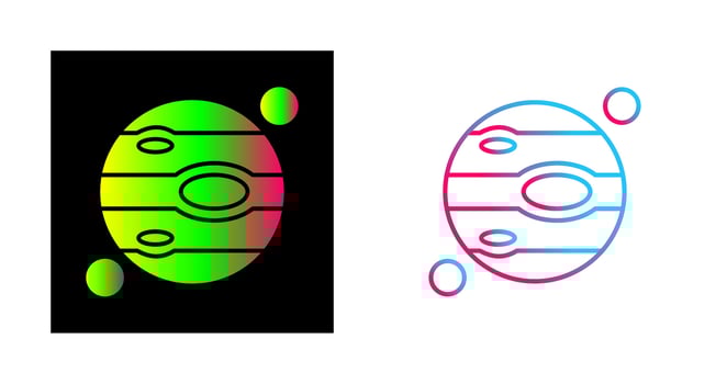 Jupiter Vector Icon