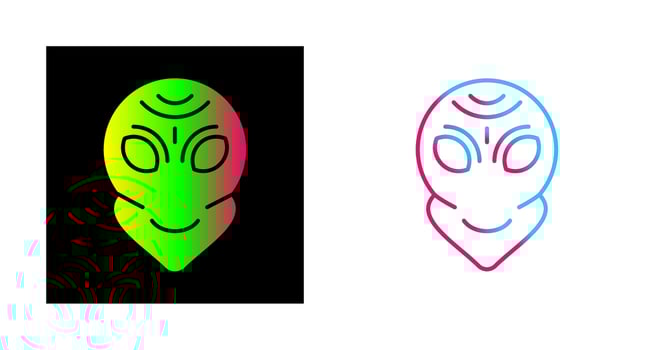 Alien Vector Icon