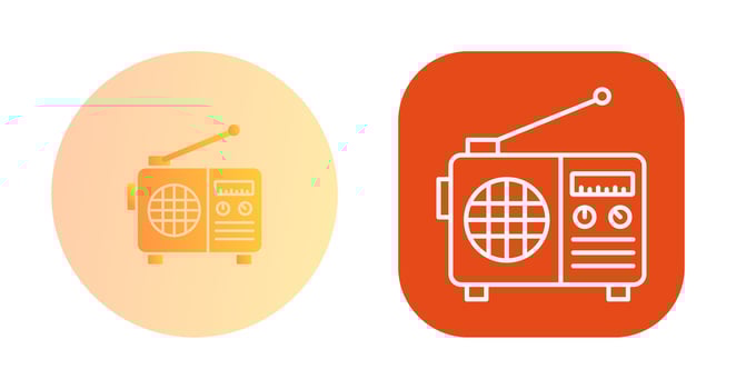 Radio Vector Icon
