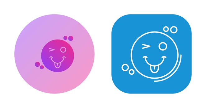 Tongue Out Vector Icon