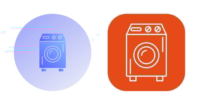 Washing Machine Vector Icon