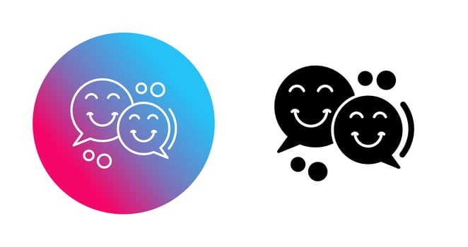 Chatting Vector Icon
