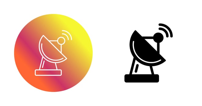 Radar Vector Icon