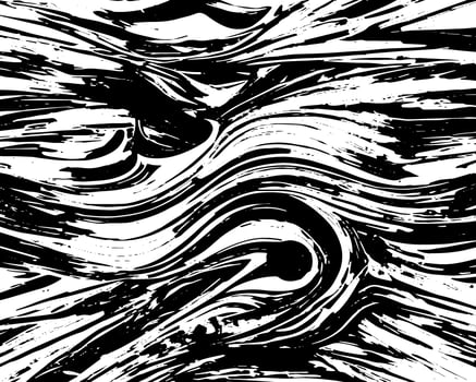 black and white abstract background with swirls vector