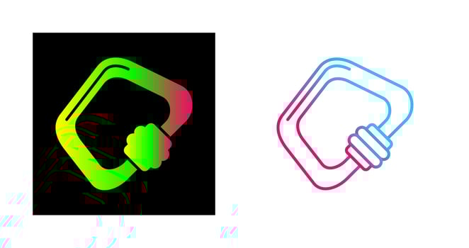 Carabiner Vector Icon