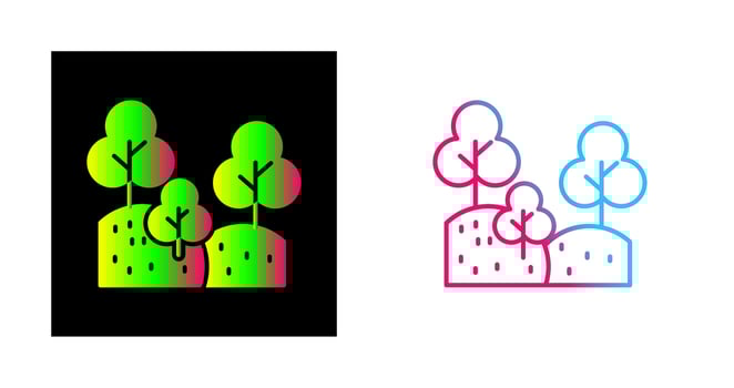 Forest Vector Icon