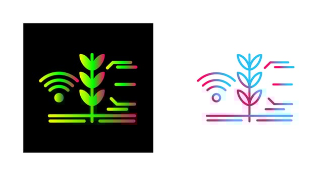 Smart Farm Vector Icon