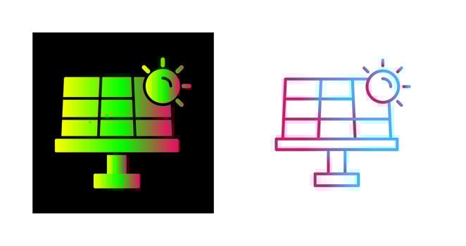 Solar Energy Vector Icon