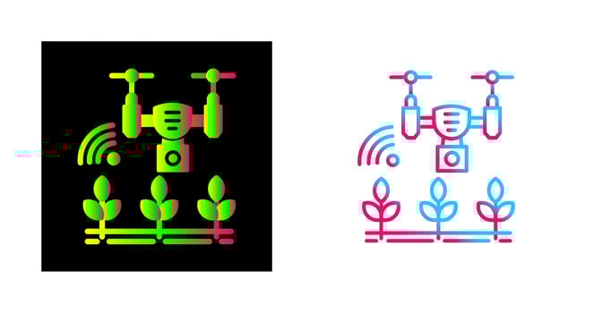Smart Farm Vector Icon