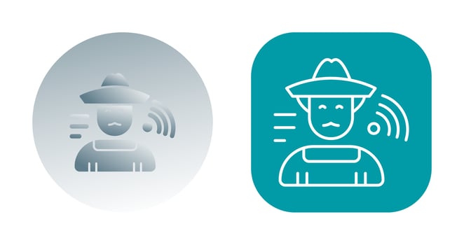 Farmer Vector Icon