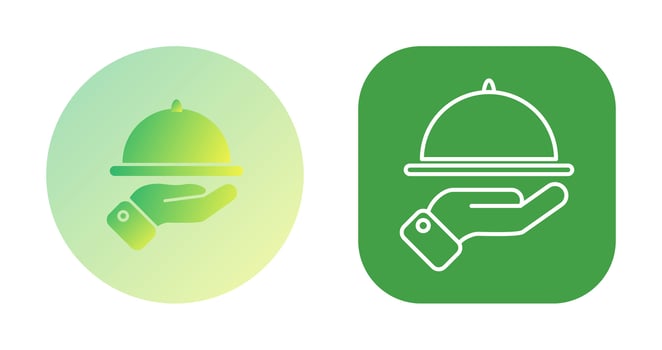 Waiter Vector Icon