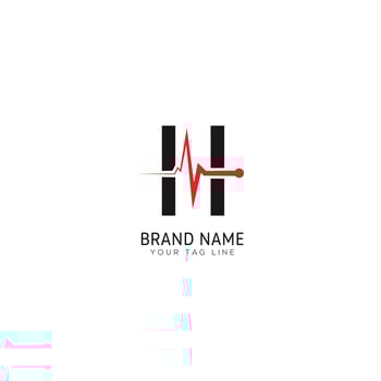 Minimalist and simple letter H logo set Free Vector on EPS File