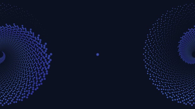 Abstract spiral creative dark blue background vector