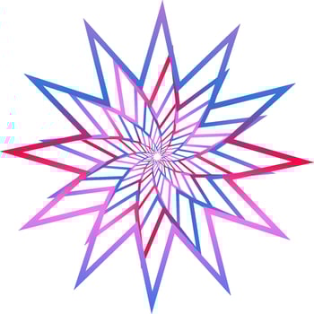 Geometric Mandala Design vector