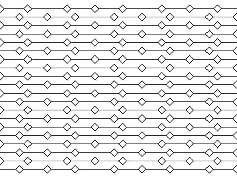 Rhombus and Lines Motif Pattern, can use for Contemporary Decoration, Ornate, Background, Fashion, Textile, Fabric, Tile, Wallpaper, Cover, Wrapping, Carpet, etc. vector