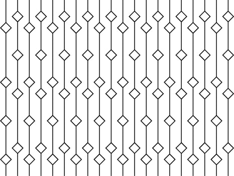 Rhombus and Lines Motif Pattern, can use for Contemporary Decoration, Ornate, Background, Fashion, Textile, Fabric, Tile, Wallpaper, Cover, Wrapping, Carpet, etc. vector