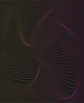 Distorted vertical neon mesh.. Trendy retro 1980s, 2000s style. Abstract posters. Cyberpunk elements in trendy psychedelic rave style. vector