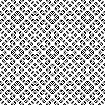 Black seamless abstract pattern. Overlay for background and backdrop. Ornamental design. PNG graphic illustration with transparent background.