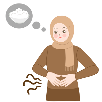 hungry character clipart png