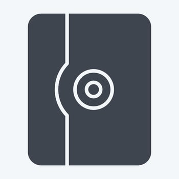 Icon Tablet Case. related to Computer symbol. glyph style. simple design editable. simple illustration vector