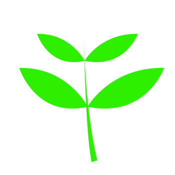 Green leaf graphic png