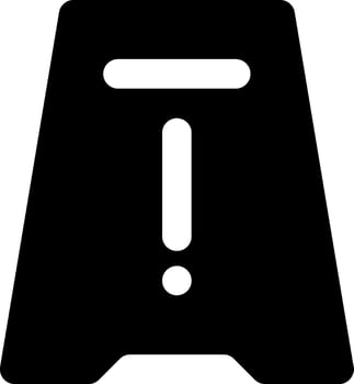 this icon or logo alert and warning icon or other where it explains the  prohibited orders that are often encountered on the street and others and can be used for web,  application and logo design vector