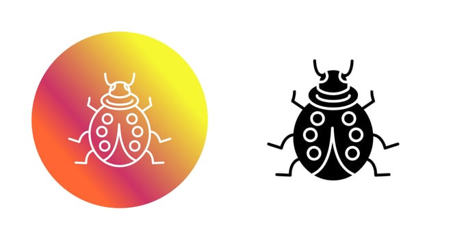 Ladybug Vector Icon
