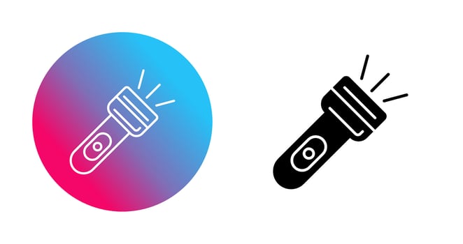 Flash Light Vector Icon