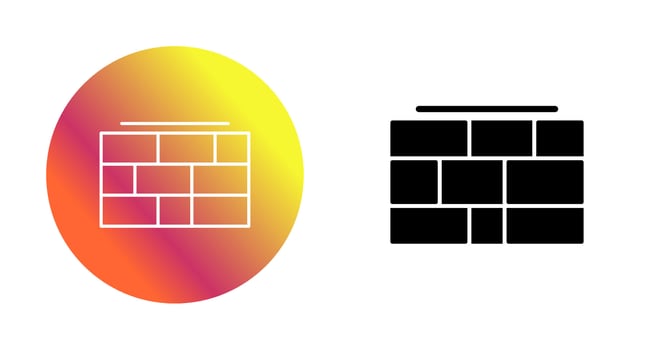 Brick wall Vector Icon