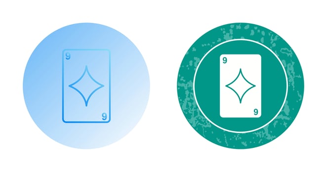 Diamonds Card Vector Icon