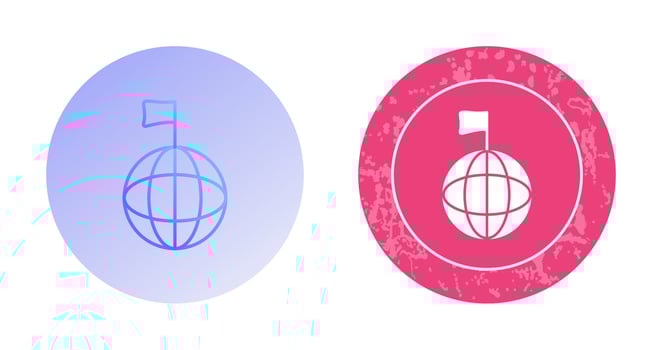 Unique Global Signals Vector Icon