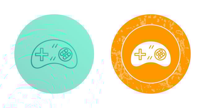 Unique Gaming Control Vector Icon