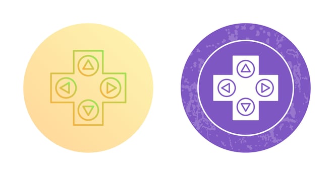 Unique Gaming Control Vector Icon